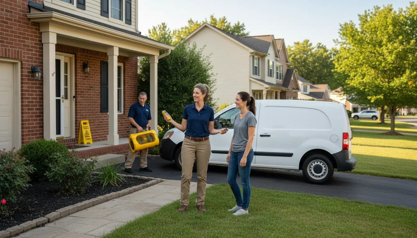 Water restoration image for Mildew Remediation in Yorkshire, OH
